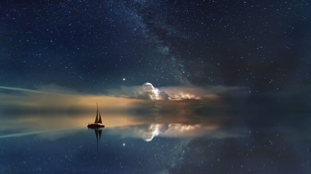 navegar sonhar reflexo