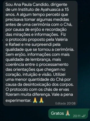 depoimento ayaplena